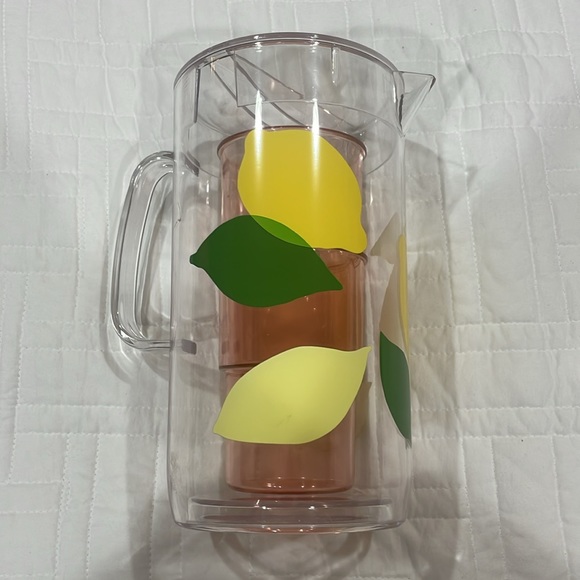 Kate Spade Lemon Pitcher with Glasses 🍋 - Picture 3 of 6